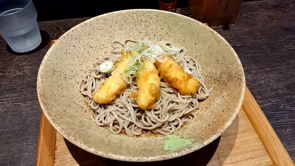 「冷とり天　大盛（６００円）」@蕎麦 いまゐ 新横浜店の写真