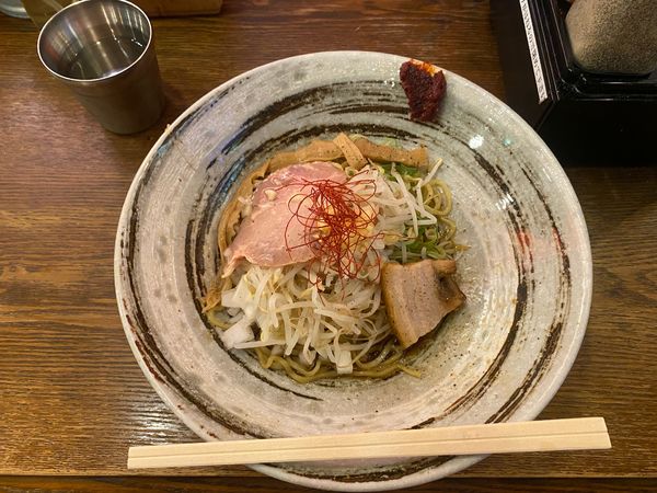 「油そば」@進化驀進 京町堀本店の写真