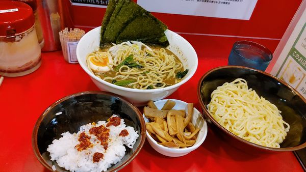「黒ごま担々麺大・SNS・のり・ライス✘‎３ ￥1,200」@らーめん 谷瀬家 新橋店の写真