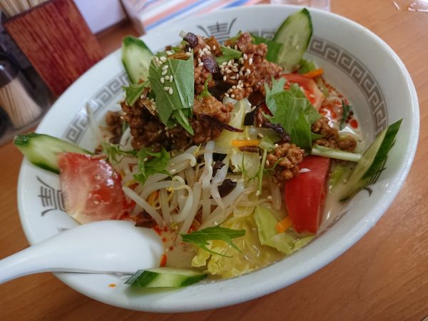 「夏季限定 冷し担々麺 850円」@源ちゃんラーメンの写真