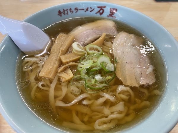 「手打ちラーメン」@手打ちラーメン 万里の写真