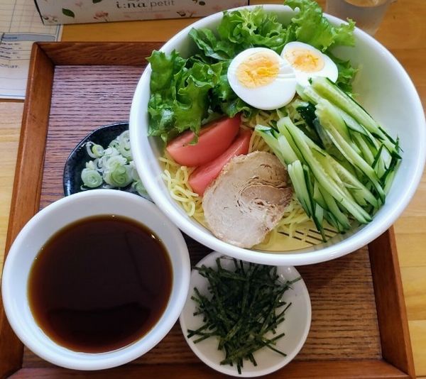 「【夏限定】和風ざるらーめん￥９００」@らーめん はなはなの写真