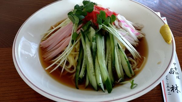 「冷やし中華(750円税込)」@香林の写真