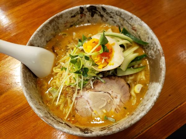 「冷やし担々麺　大盛」@パンダ 京浜蒲田店の写真