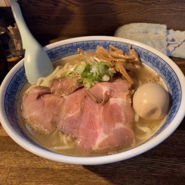 「塩ラーメン大盛り＋得増し」@燦燦斗の写真
