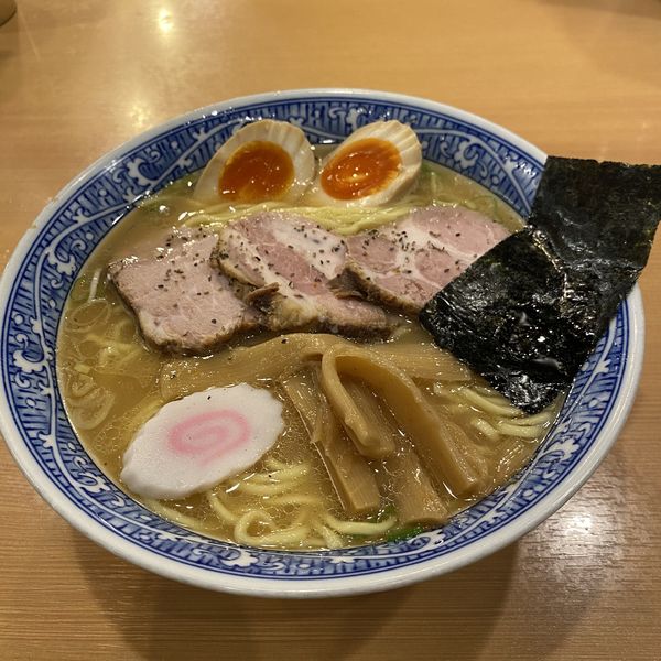 「特製中華そば　大盛り　¥1,030」@中華そば 青葉 池袋サンシャイン店の写真