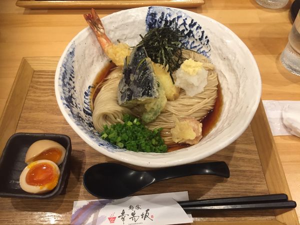「大海老天おろし麺(夏季限定)」@麺家 幸先坂の写真