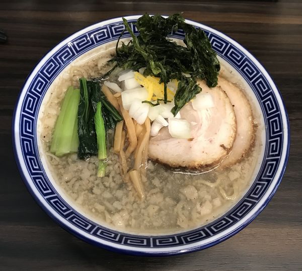 「烏賊背脂煮干し中華そば ¥880 & 替え玉 ¥200」@錦糸町中華そば さん式の写真