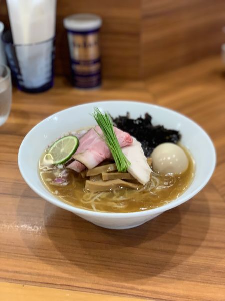 「ホタルイカと伊吹いりこの冷やしそば」@中華そば 西川の写真