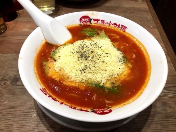 「太陽のトマトチーズラーメン」@太陽のトマト麺 渋谷道玄坂支店の写真