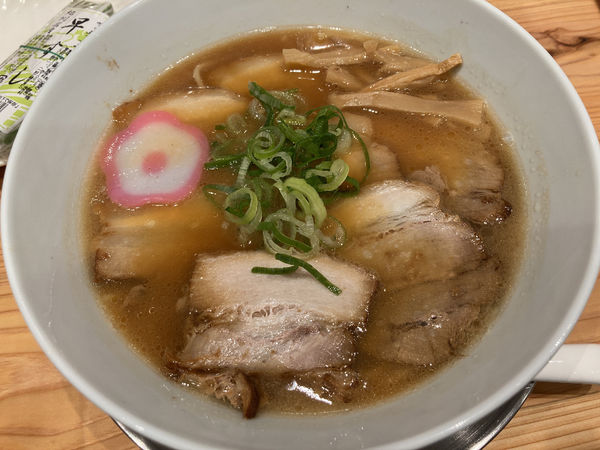 「特製中華そば＋早すし」@井出商店  新横浜ラーメン博物館店の写真