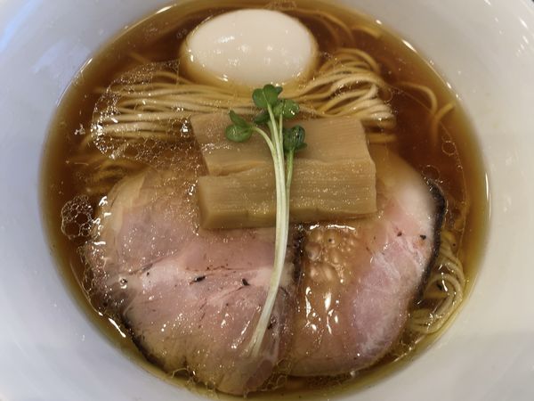 「味玉鶏そば1100円」@らぁ麺 やまぐちの写真