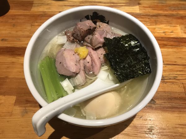 「特製鴨中華そば塩」@満鶏軒の写真