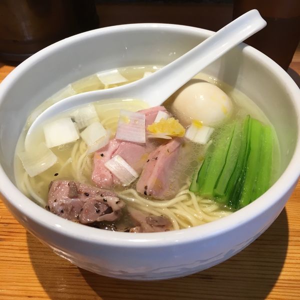 「特製鴨中華そば」@満鶏軒の写真