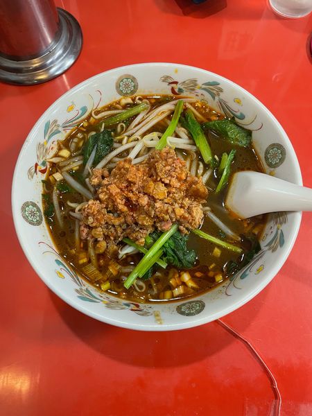 「黒ゴマ坦坦麺(860円)」@中華料理 愛福楼の写真