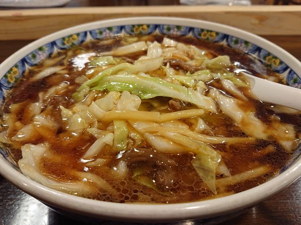 「牛肉と野菜のつゆそば」@翠苑の写真