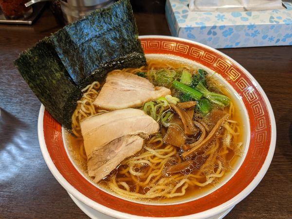 「江戸醤油ラーメン」@ラーメン珍珍珍 鶴見店の写真