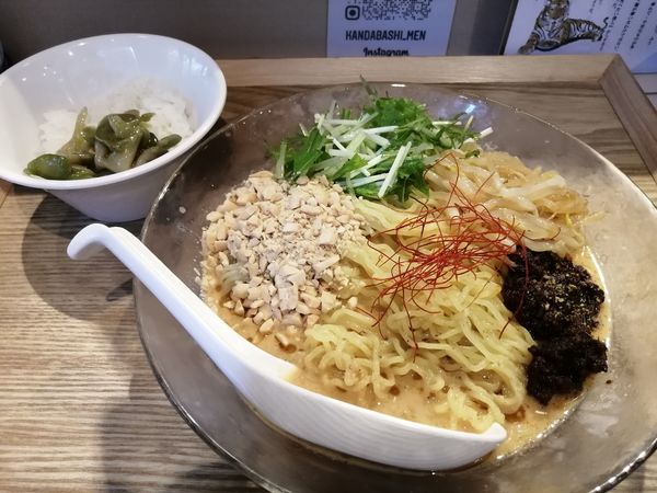 「冷やし担々麺R 王道　小ライス付き　900円」@担々麺 かんだ橋の写真