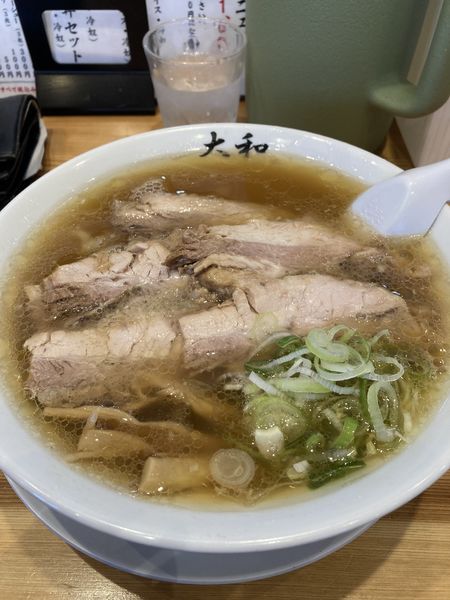 「チャーシュー麺大盛り」@佐野青竹手打ちラーメン 大和の写真