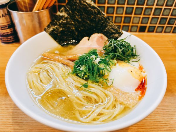 「もつけの塩冷やし麺」@ほっこり中華そば もつけの写真