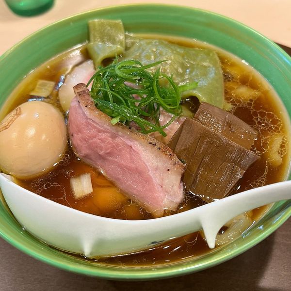 「特製手打中華蕎麦醤油」@手打麺祭 かめ囲の写真