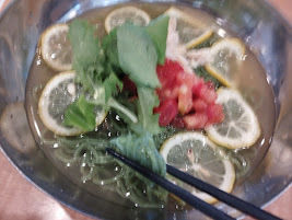 「冷やし塩レモンラーメン(769)」@ガスト 戸塚店の写真