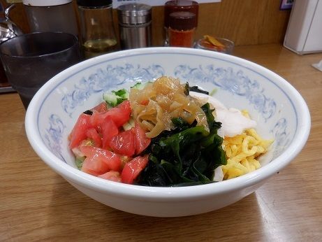 「冷やし中華　さっぱり醤油ダレ」@福しん 公会堂前店の写真