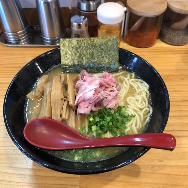 「純鳥soba メンマトッピング」@純鶏Soba 煌の写真