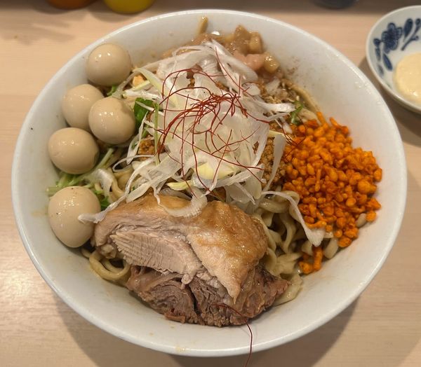 「（限定）冷やし担々２+うずら」@鷹の目 蒲田店の写真