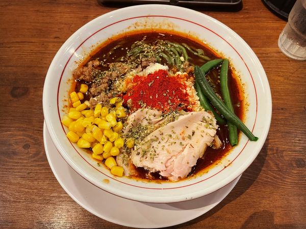 「限定 レッドホットチリペッパーヌードル(温)」@麺屋58の写真