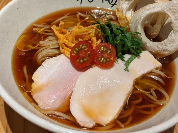 「限定汁あり冷やし中華」@らーめん専門 和海 なんば店の写真