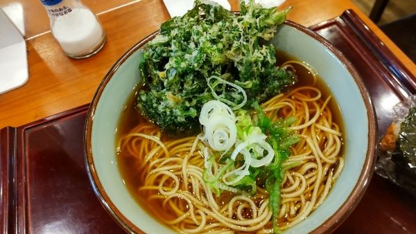 「春菊天そば」@文殊 成増店の写真