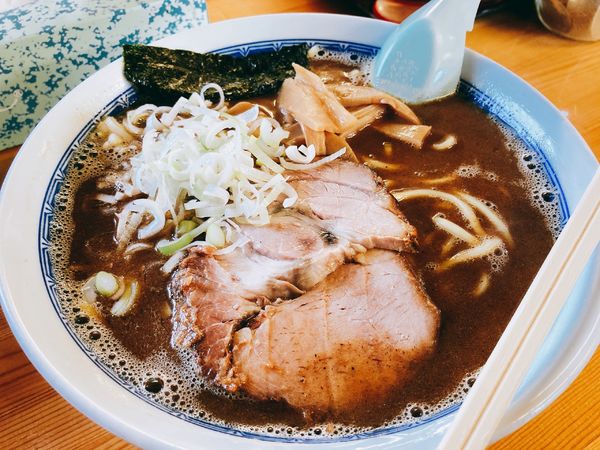 「ブレンド醤油大盛」@らーめん 萬亀の写真