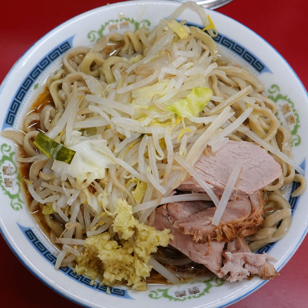 「小ラーメン（ニンニク）500円」@ラーメン二郎 目黒店の写真