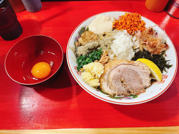 「【限定】まぜそばニボニボ」@鷹の目 川口店の写真