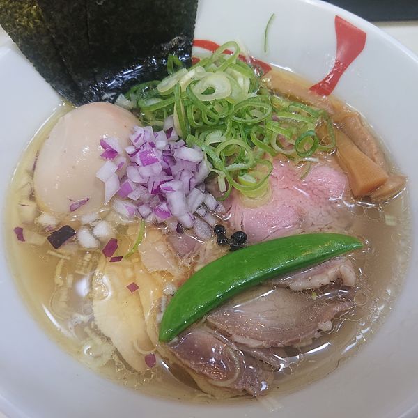 「特製塩1120円、ハイボール370円」@麺や 魁星の写真