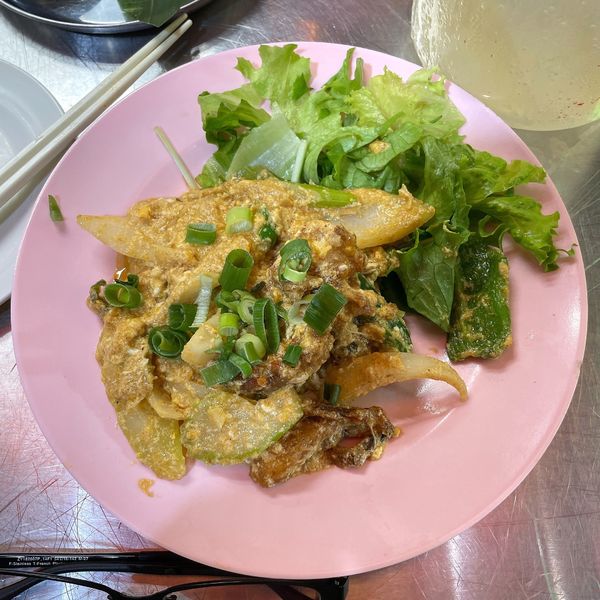 「カニのカレー粉炒め」@タイ屋台999 新橋店の写真