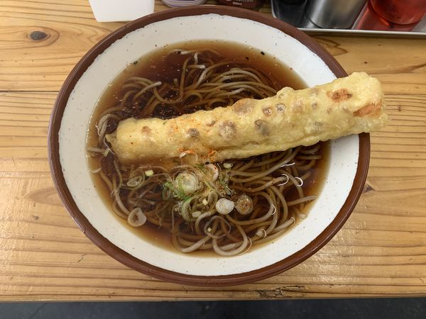 「ちくわ天そば 390円」@永當蕎麦の写真