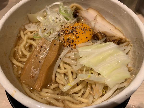 「まぜそば　期間限定」@麺処 井の庄 名古屋店の写真