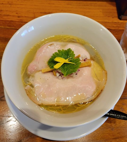 「牡蠣塩そば」@中華そば 先崎の写真