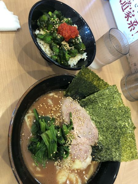 「ラーメン」@横浜家系らーめん 武道家 賢斗の写真