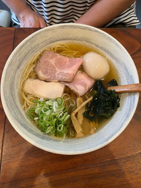 「いりこそば・味玉付き 890円」@讃岐ラーメン 香麦の写真