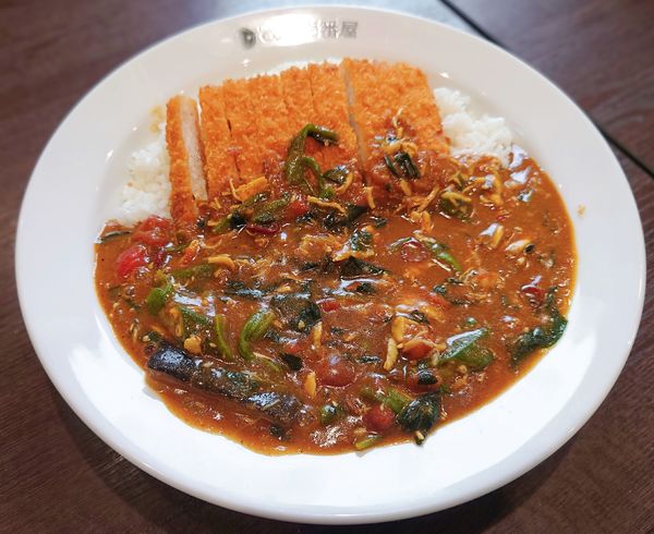 「チキンと夏野菜カレー」@CoCo壱番屋 各務原三ツ池店の写真