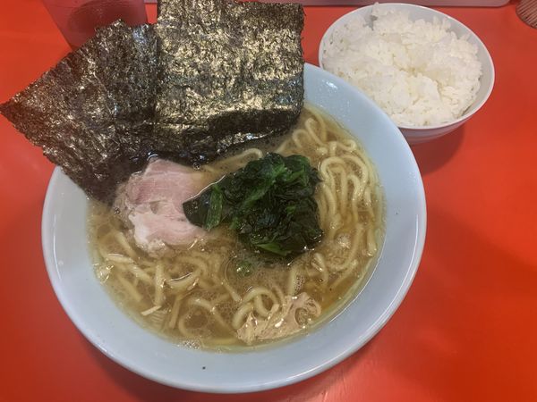 「豚骨醤油らーめん750₊小ご飯100⁼850円」@Ramen 武蔵家の写真