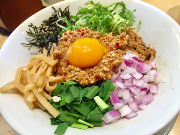 「【限定】台湾まぜそば【900円】」@京都ラーメン森井 分倍河原店の写真