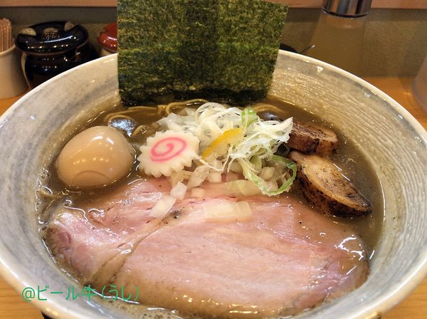 「特製濃厚煮干しそば(醤油)」@麺屋なると 伊奈店の写真