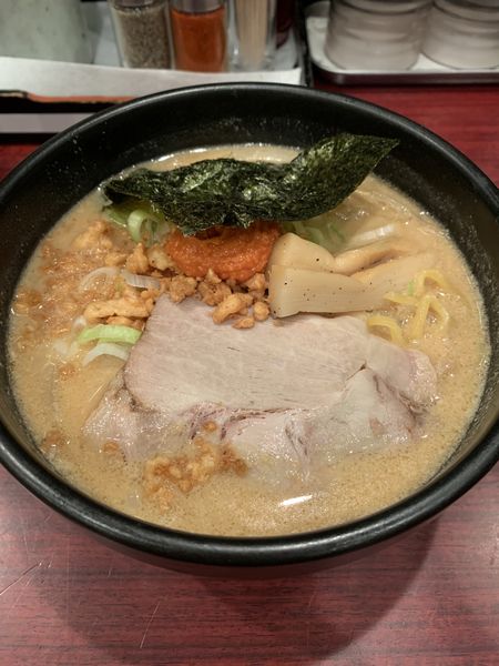 「白味噌ラーメン」@北海道らーめん奥原流 久楽 EQUiA北千住店の写真