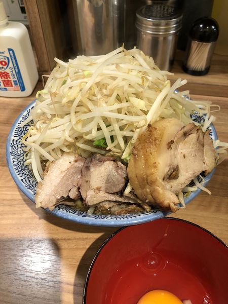 「並ラーメン+生卵」@八王子田田の写真