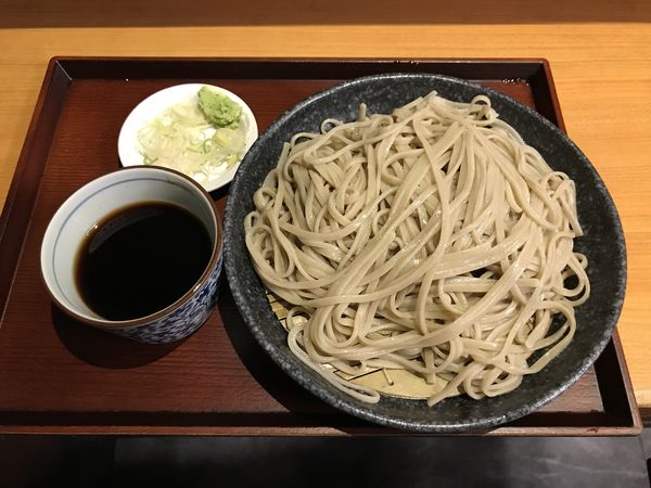 「おおもりそば　480円」@蕎麦冷麦  嵯峨谷 渋谷店の写真