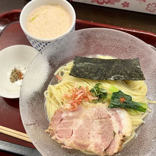 「【限定つけ麺】桜海老の冷やしつけそば 250g」@創作麺処 スタ★アトの写真